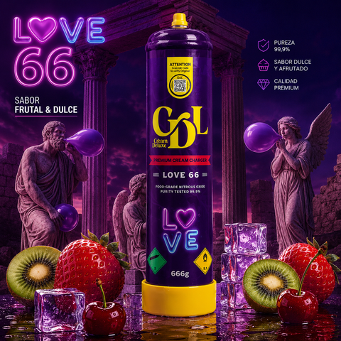 Cream Deluxe Love 66 666 g – Fruity and Sweet Flavor