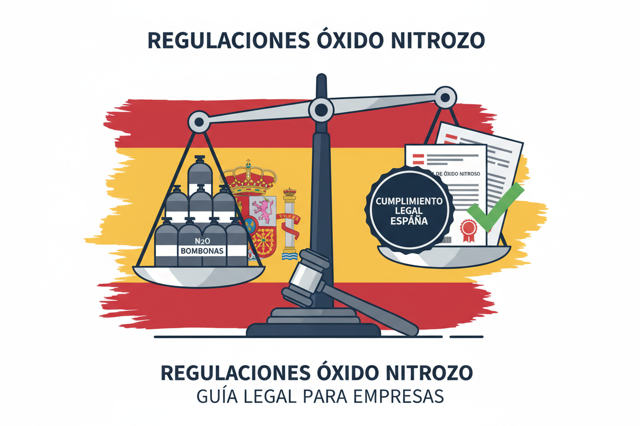 ¿Necesito licencia para vender bombonas de óxido nitroso en España? Guía legal 2026