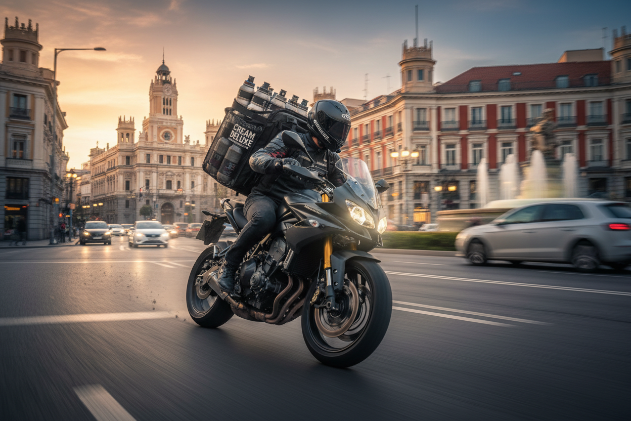 Comprar óxido nitroso en Madrid urgente (Cream Deluxe) con entrega hoy en pocas horas