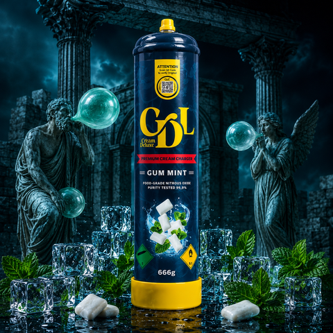 Cream Deluxe Gum Mint 666 g – Bubblegum and Mint